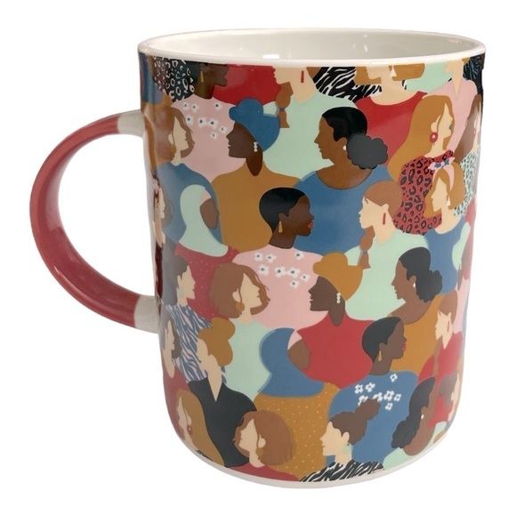 Prima Design WE'RE ALL IN THIS TOGETHER Ceramic Mug White/Pink/Multi New - Picture 3 of 10